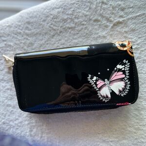 La Miel Double Zip Wallet